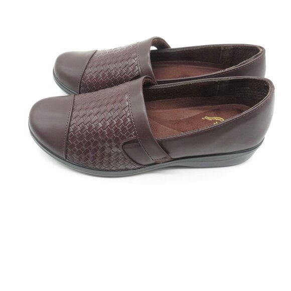 Easy Street Women;s Woven Slip-On Shoes Size 7.5 Brown NEW - Picture 3 of 6